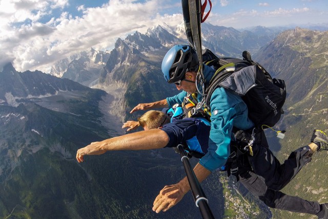 Chute libre en haute montagne - AAV Chamonix