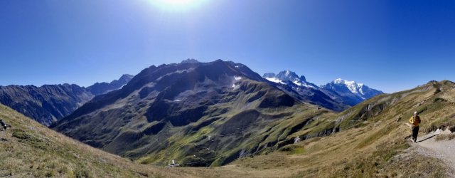 Le Tour du Mont-Blanc  en étoile