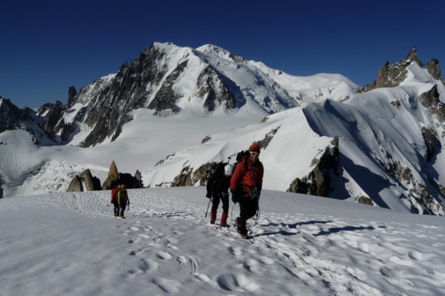 Marche sur Glacier 