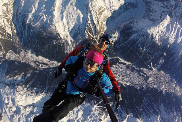 Chute libre en haute montagne - AAV Chamonix